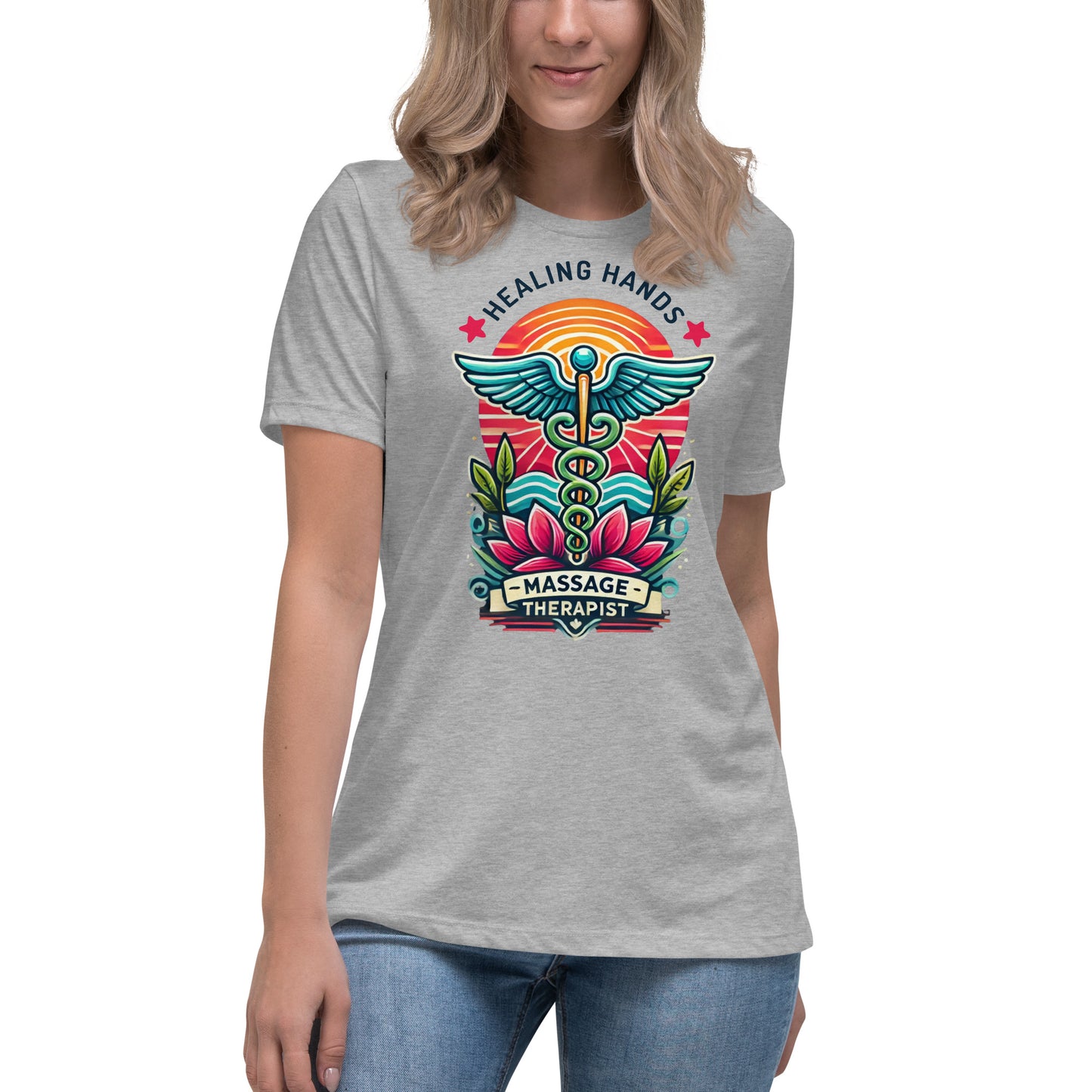 Healing Hands Massage Shirt - Women's Relaxed T-Shirt