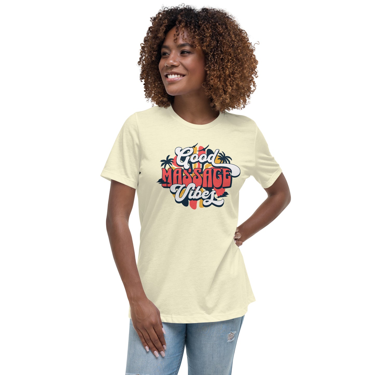 Good Vibes Massage Women's Relaxed T-Shirt