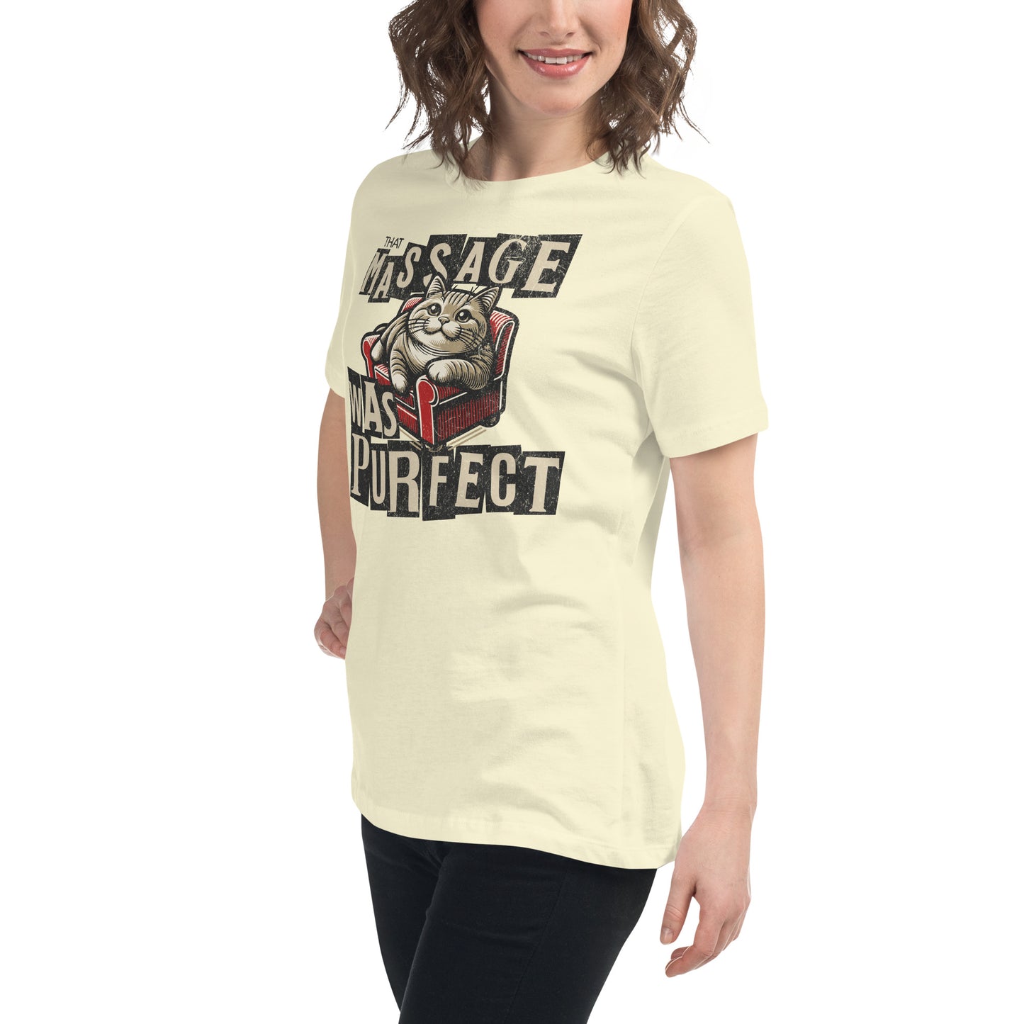 That Massage was Purrfect - Women's Relaxed T-Shirt