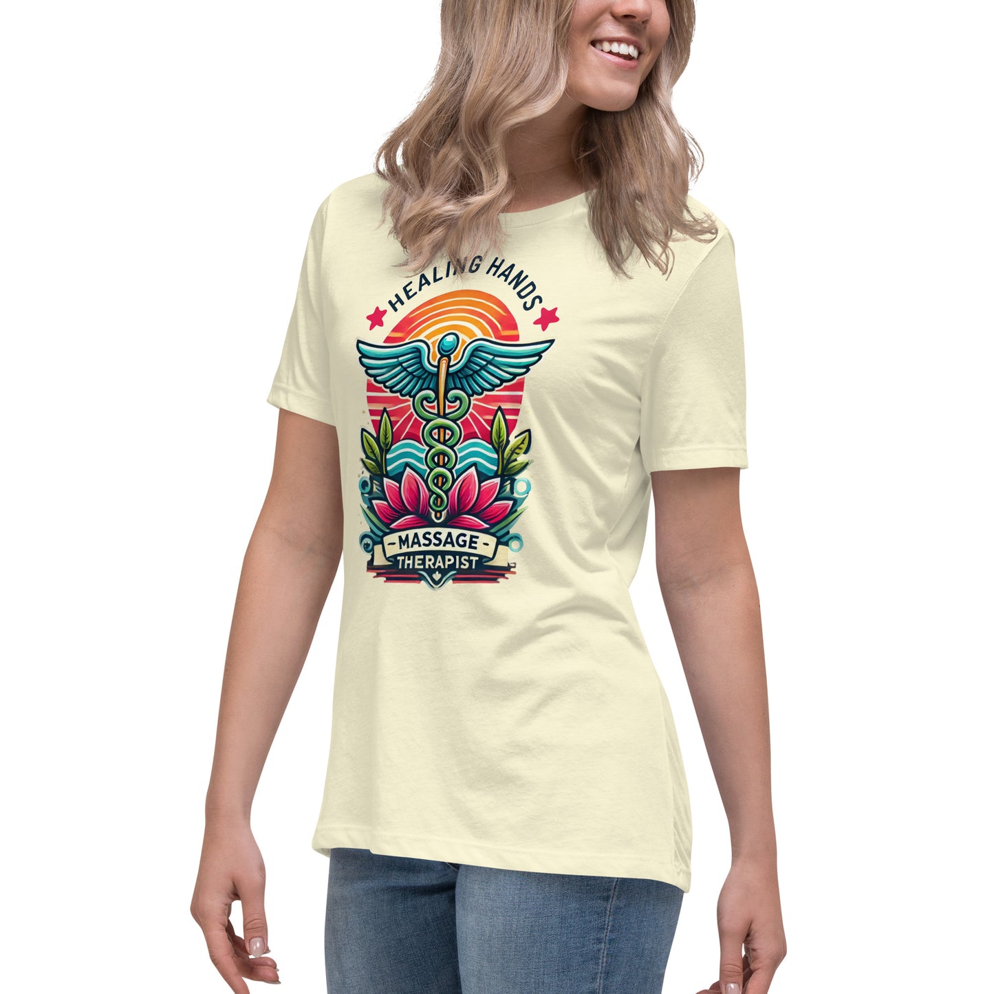 Healing Hands Massage Shirt - Women's Relaxed T-Shirt