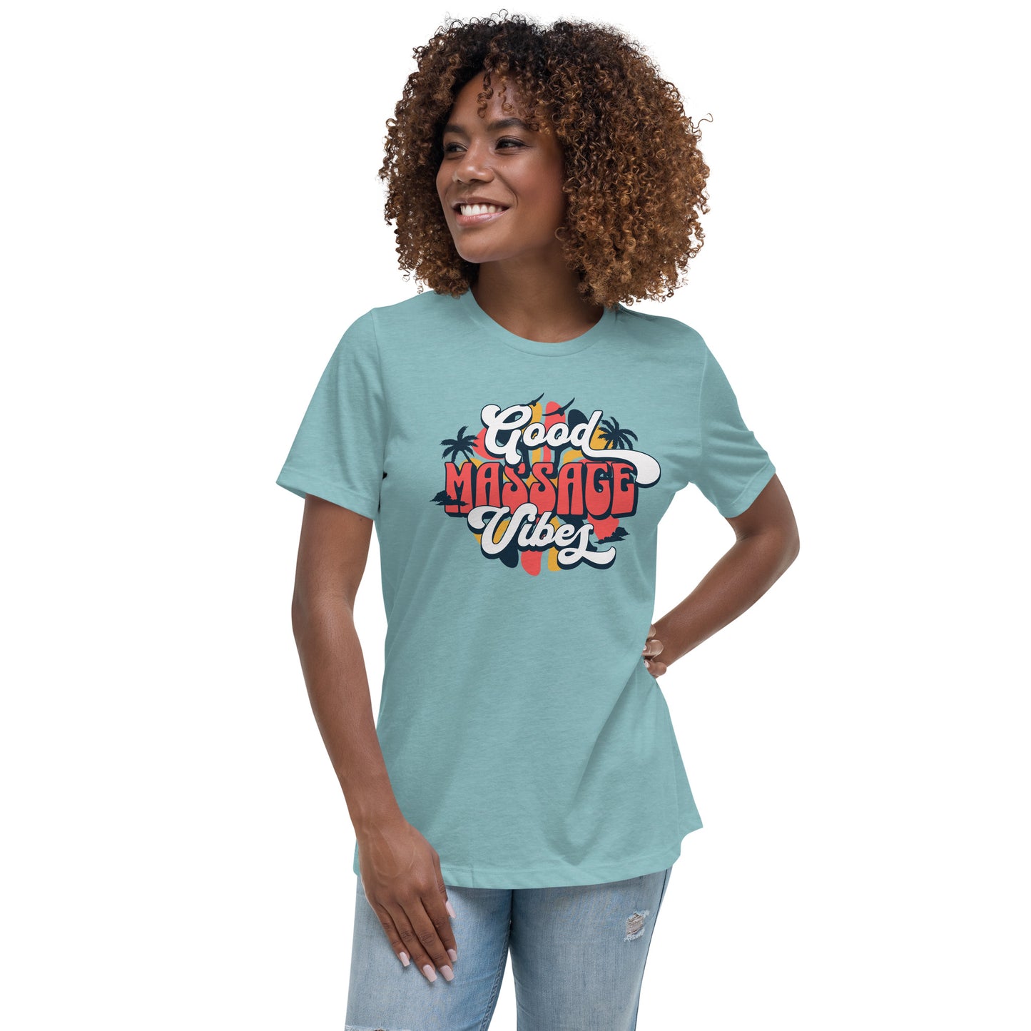 Good Vibes Massage Women's Relaxed T-Shirt