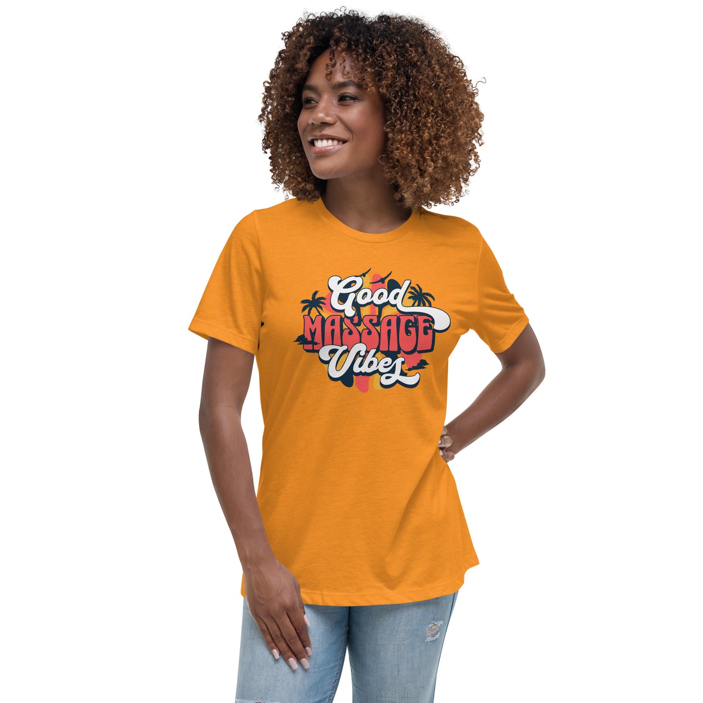 Good Vibes Massage Women's Relaxed T-Shirt