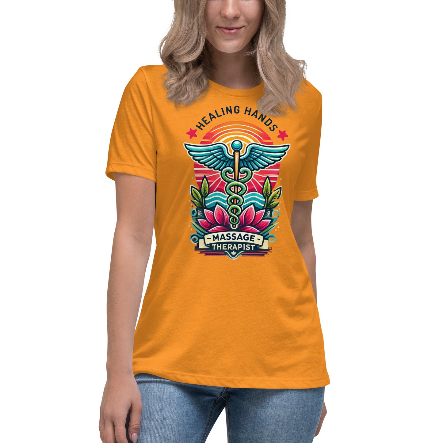 Healing Hands Massage Shirt - Women's Relaxed T-Shirt