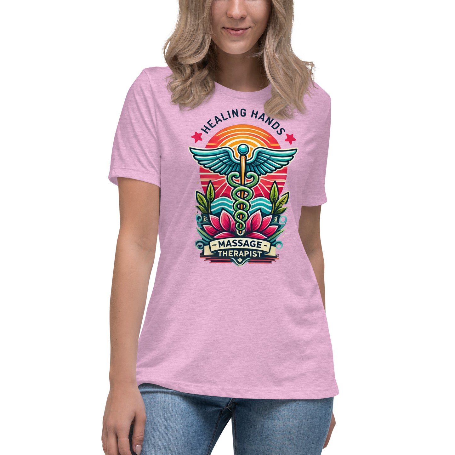 Healing Hands Massage Shirt - Women's Relaxed T-Shirt