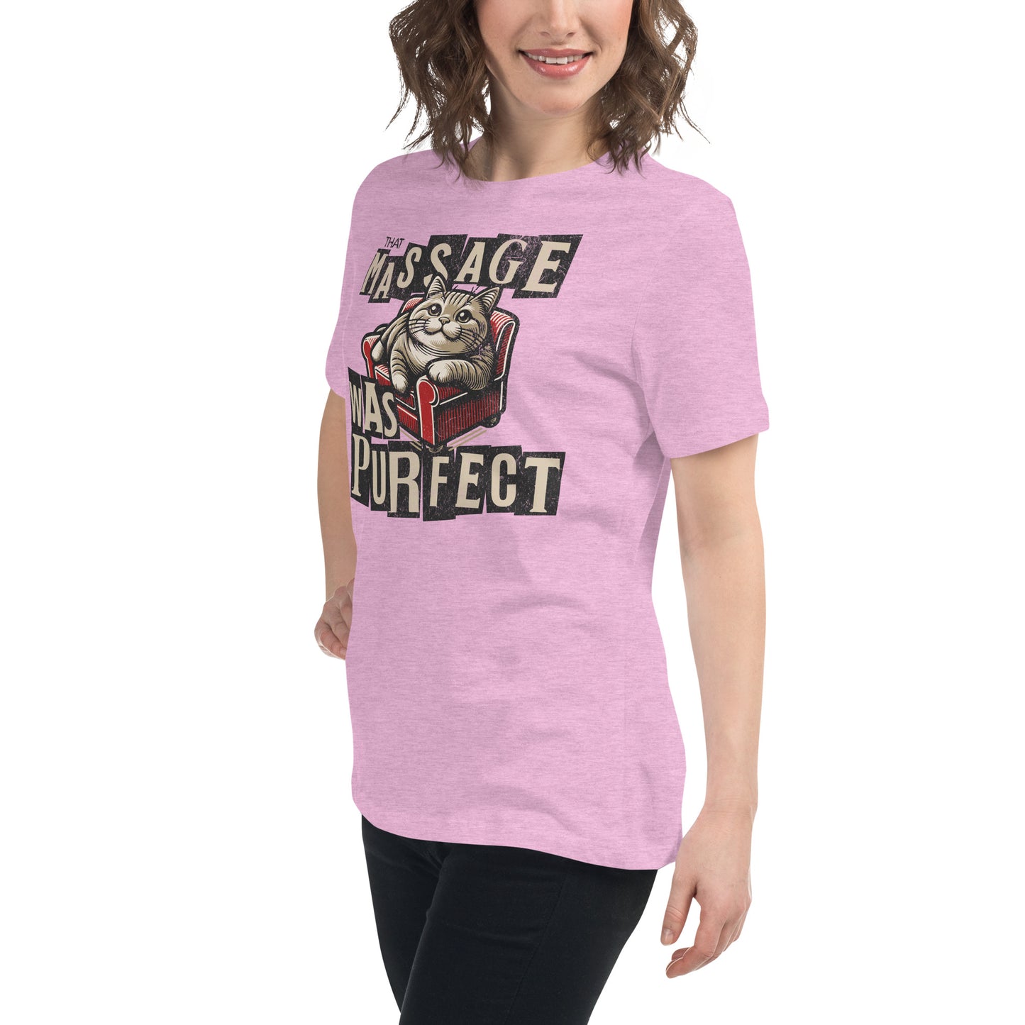 That Massage was Purrfect - Women's Relaxed T-Shirt