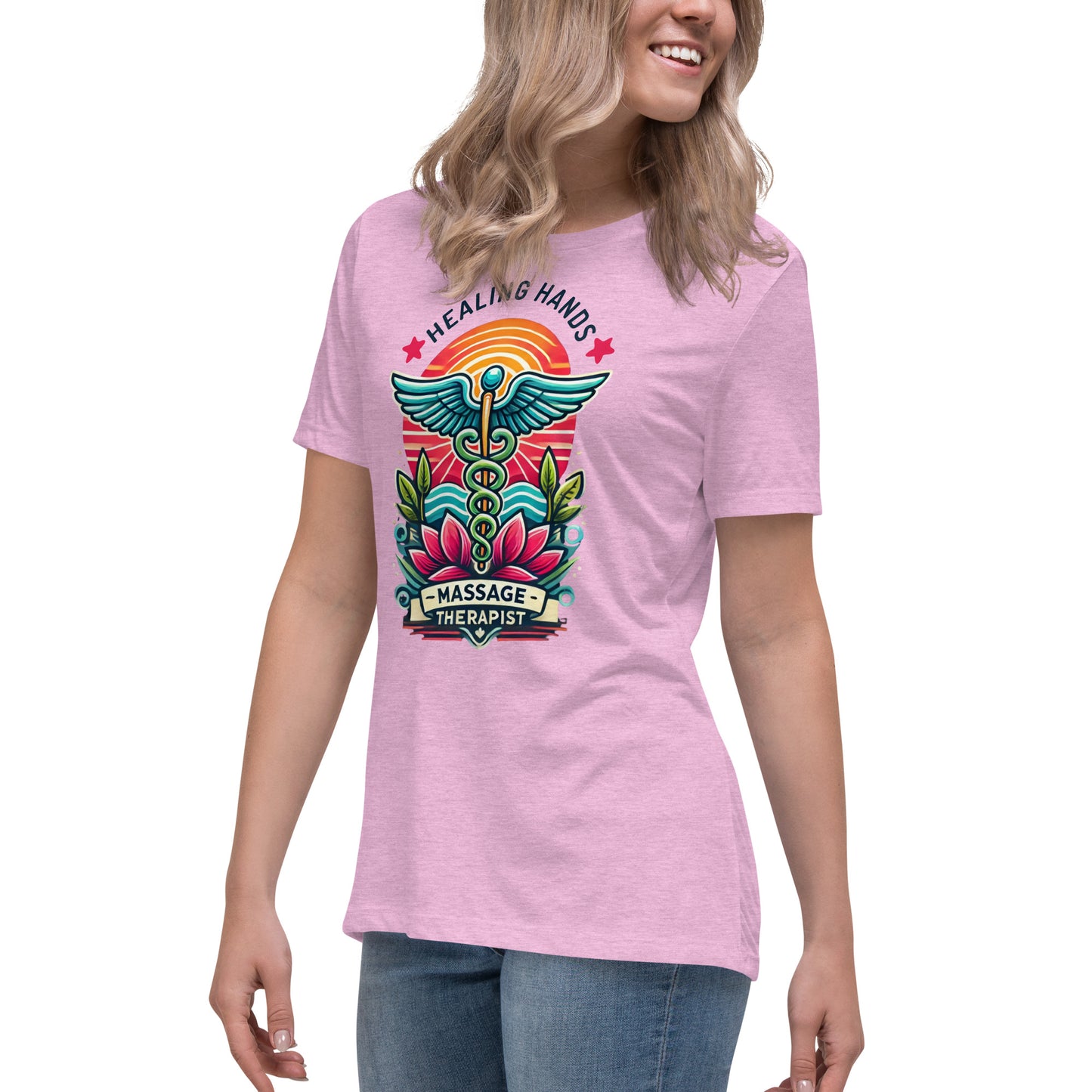 Healing Hands Massage Shirt - Women's Relaxed T-Shirt