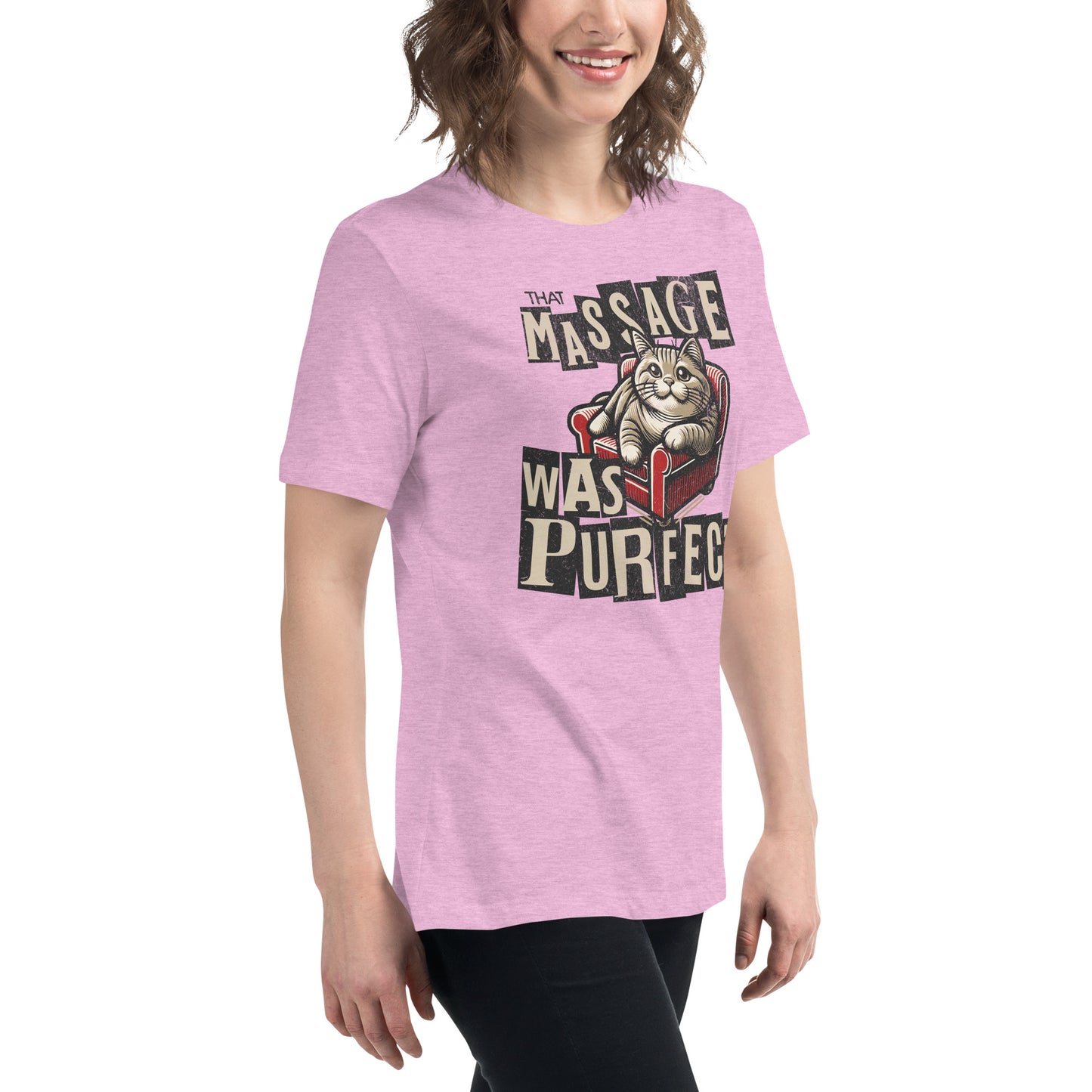 That Massage was Purrfect - Women's Relaxed T-Shirt