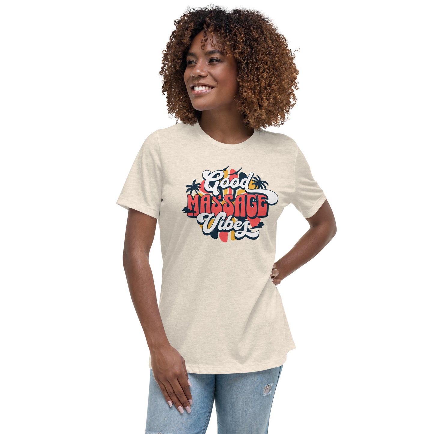 Good Vibes Massage Women's Relaxed T-Shirt