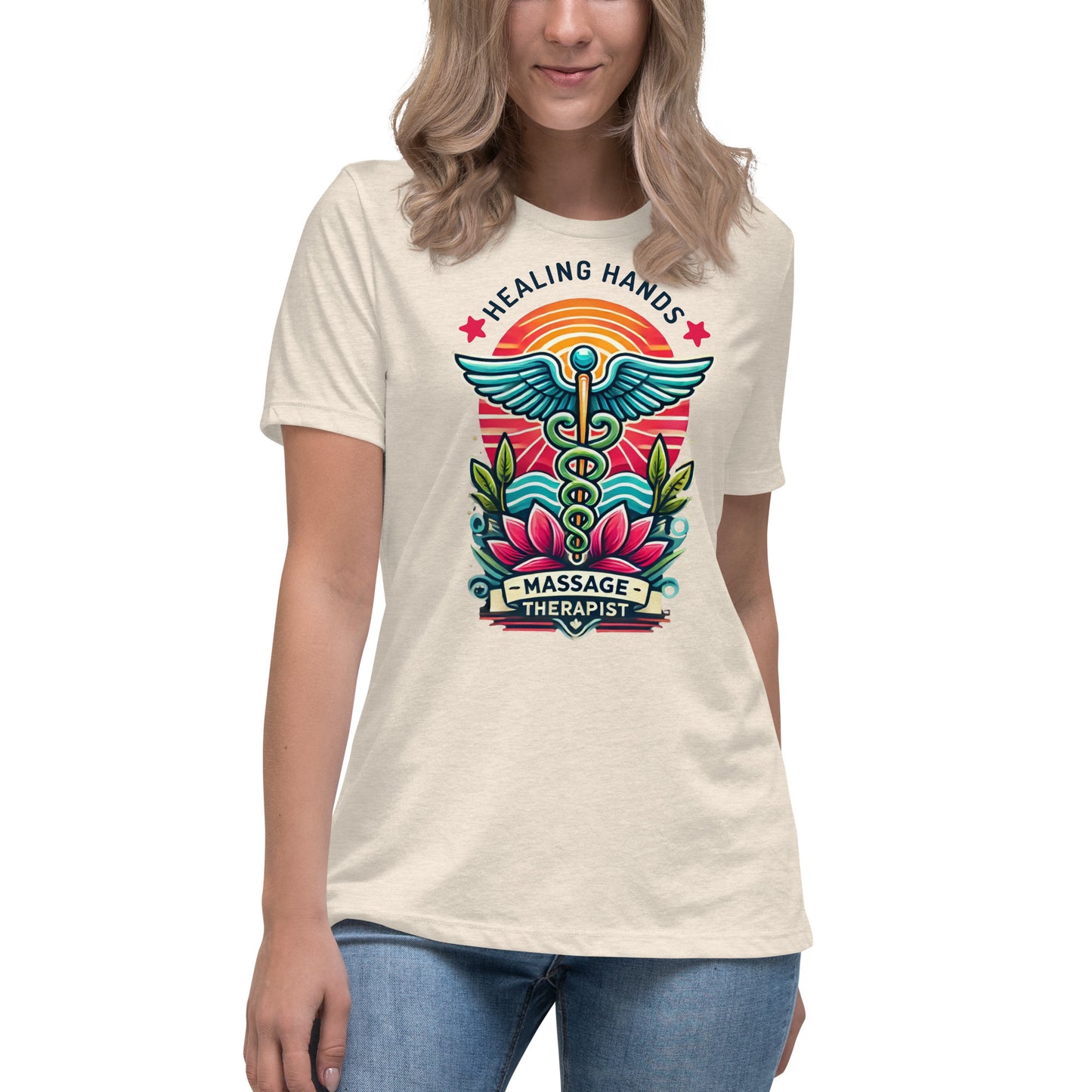 Healing Hands Massage Shirt - Women's Relaxed T-Shirt