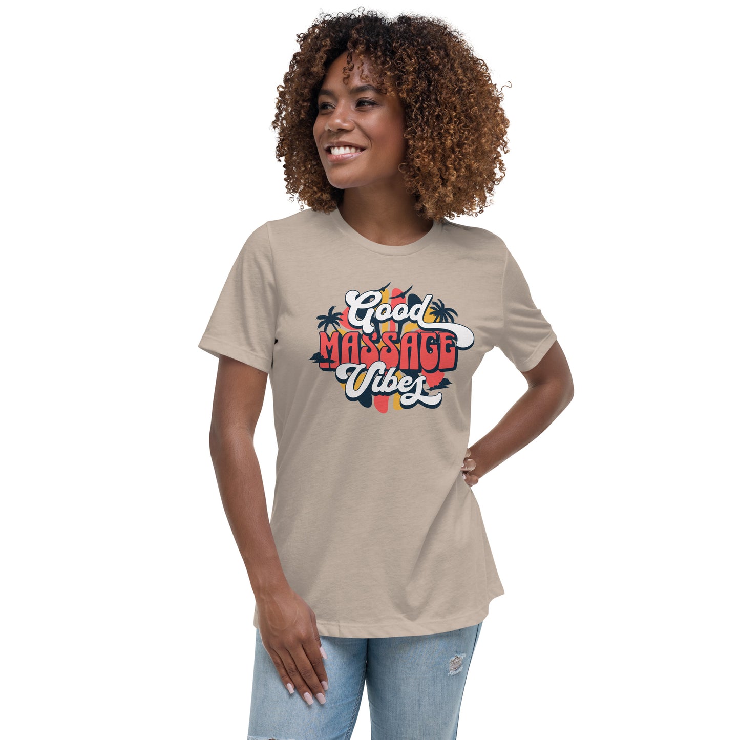 Good Vibes Massage Women's Relaxed T-Shirt