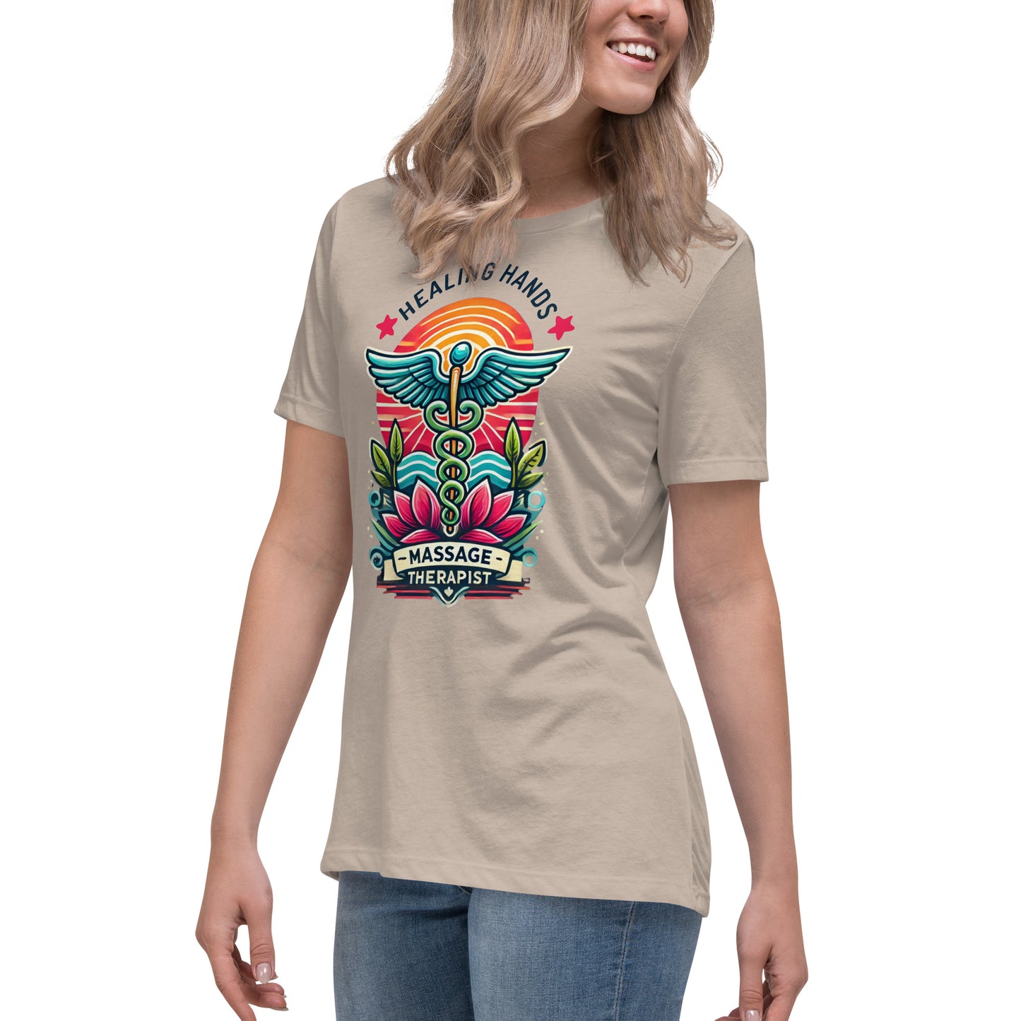 Healing Hands Massage Shirt - Women's Relaxed T-Shirt