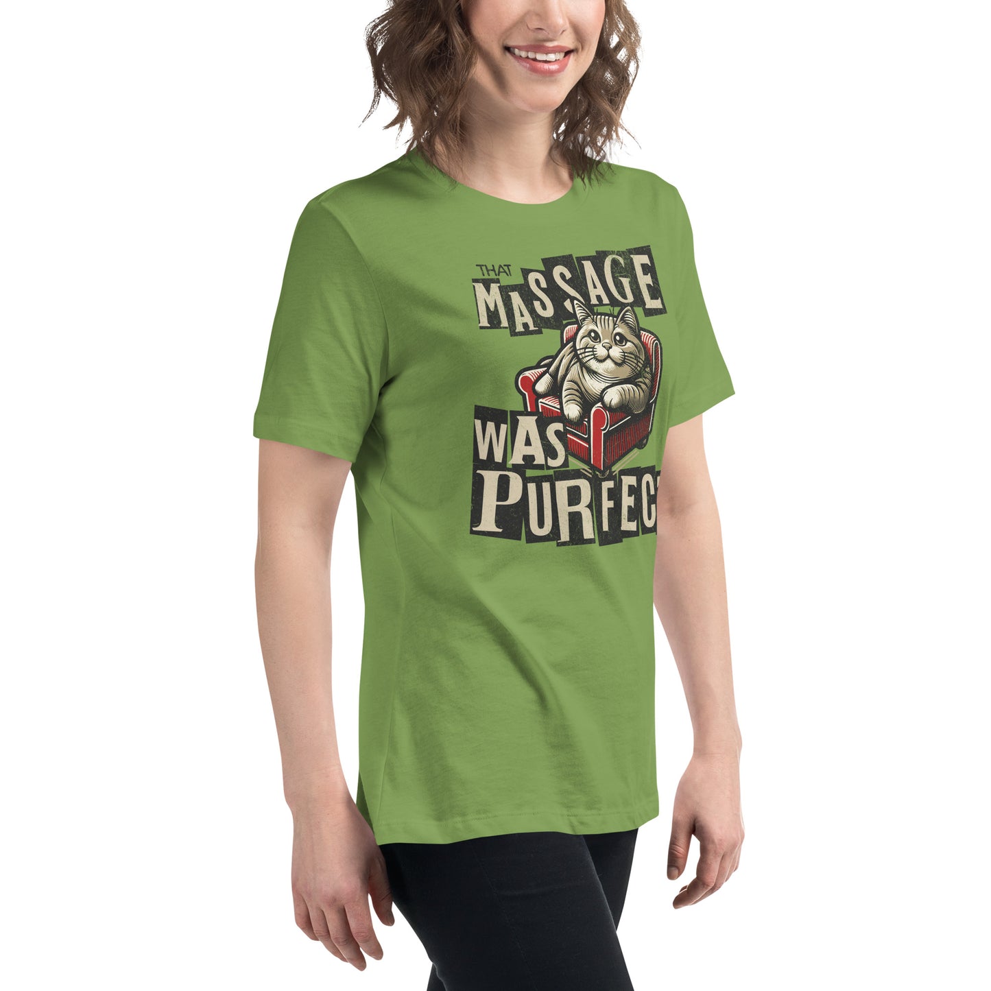 That Massage was Purrfect - Women's Relaxed T-Shirt