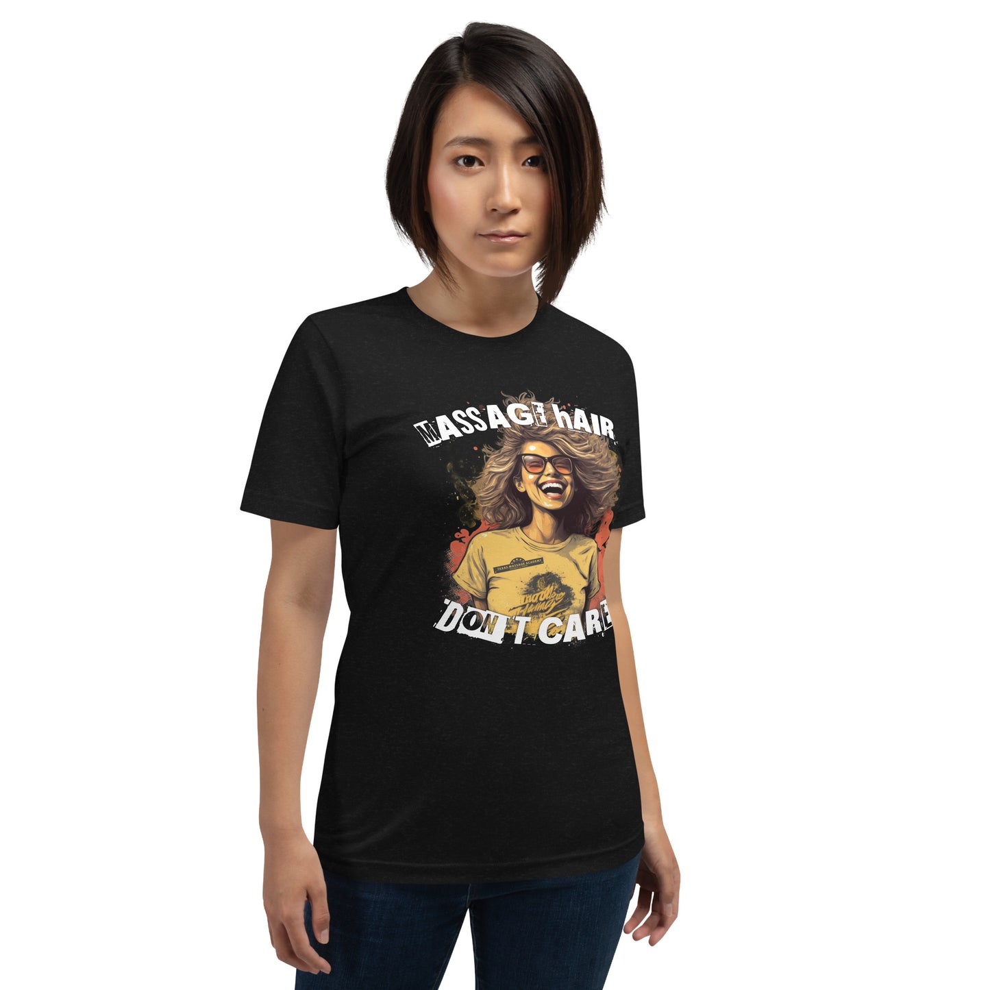 Massage Hair Dark Version Unisex t-shirt