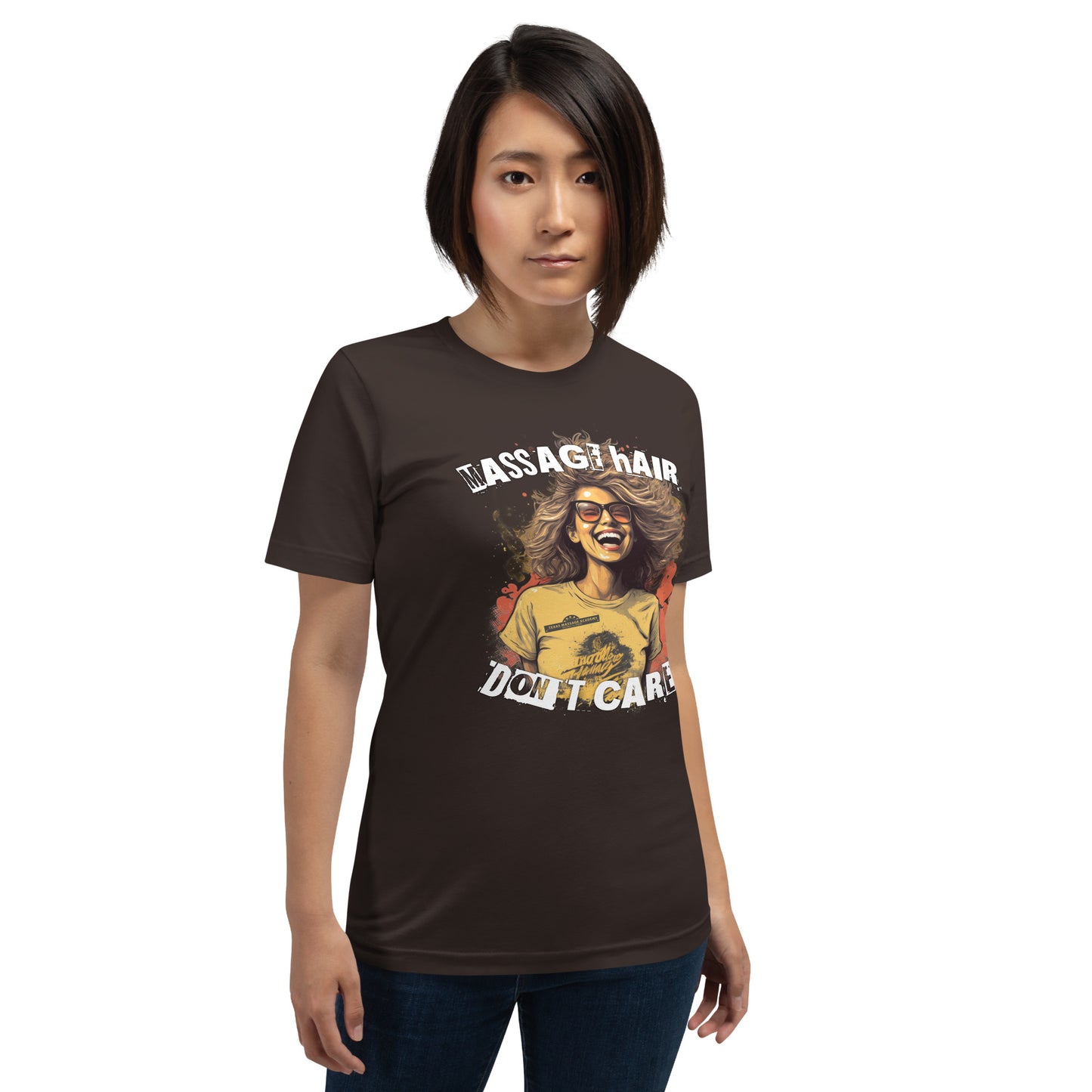 Massage Hair Dark Version Unisex t-shirt