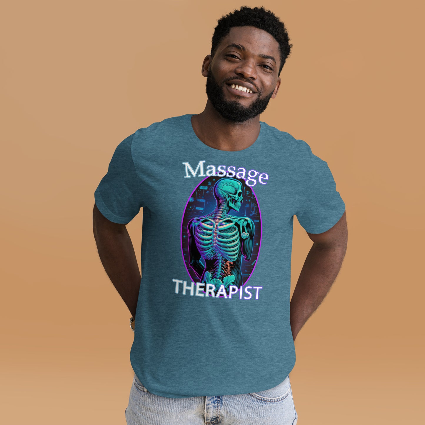 Skeleton Massage Therapists Unisex t-shirt