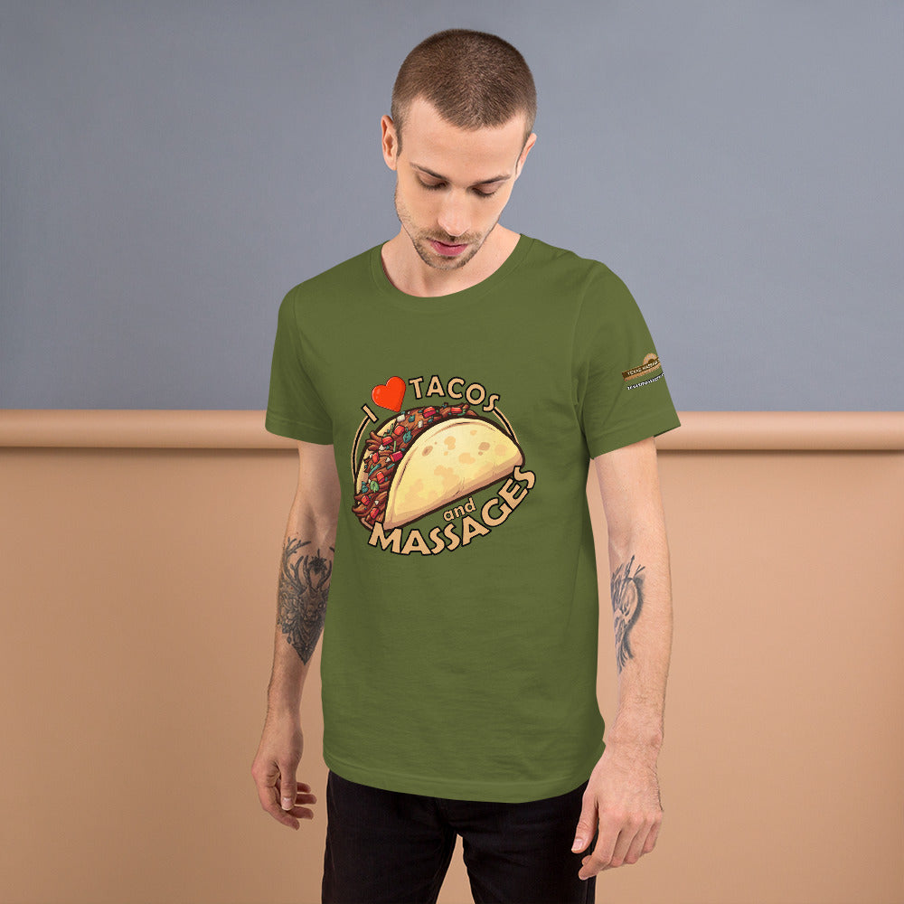 I love Tacos and Massage Unisex t-shirt